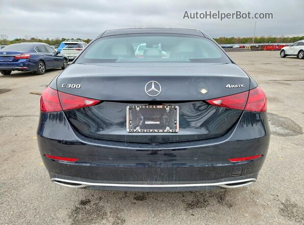 W1KAF4HB4PR145117 2023 MERCEDES-BENZ C Black უკანა ხედი