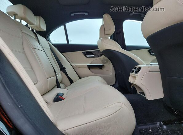 W1KAF4HB4PR145117 2023 MERCEDES-BENZ C Black უკანა სავარძლების ხედი