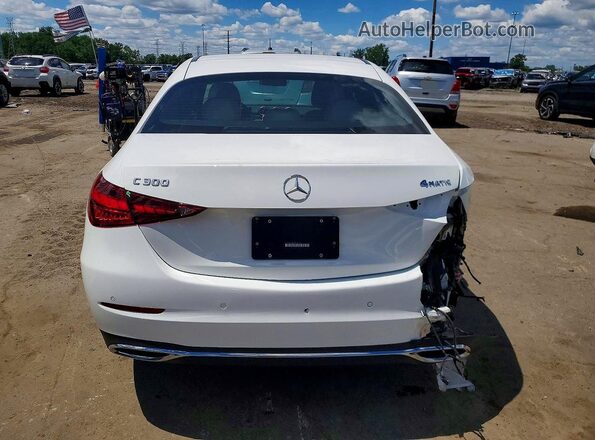 W1KAF4HB4PR148194 2023 MERCEDES-BENZ C White Vista trasera