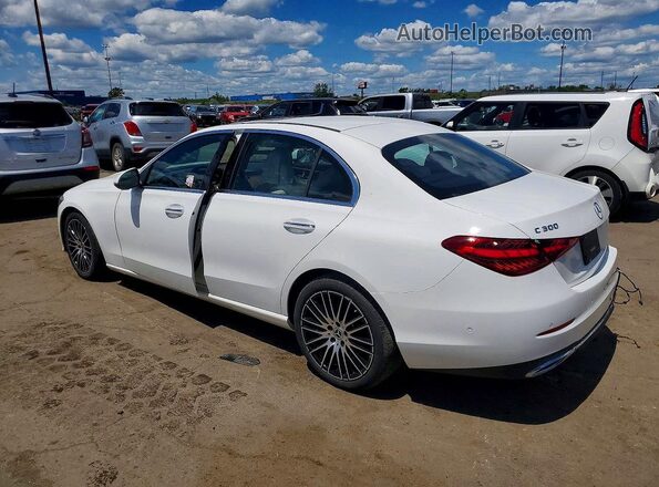 W1KAF4HB4PR148194 2023 MERCEDES-BENZ C White Trasero izquierdo