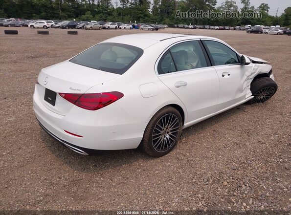 W1KAF4HB4PR149619 2023 MERCEDES-BENZ C-CLASS White Задня права чверть