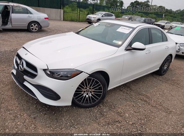 W1KAF4HB4PR149619 2023 MERCEDES-BENZ C-CLASS White Передня ліва чверть