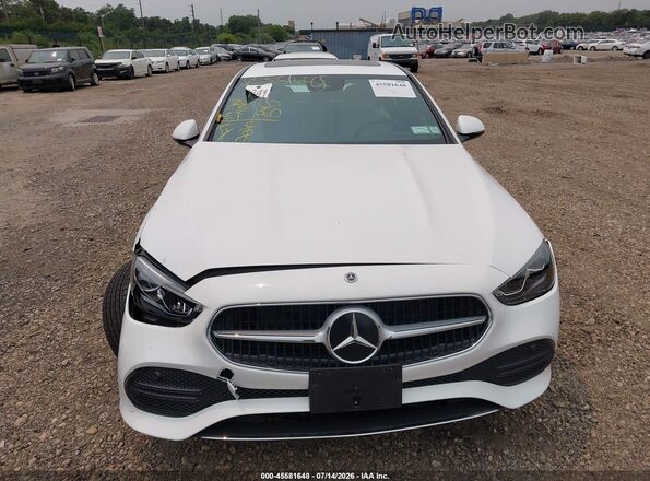 W1KAF4HB4PR149619 2023 MERCEDES-BENZ C-CLASS White Вид щитка приладів