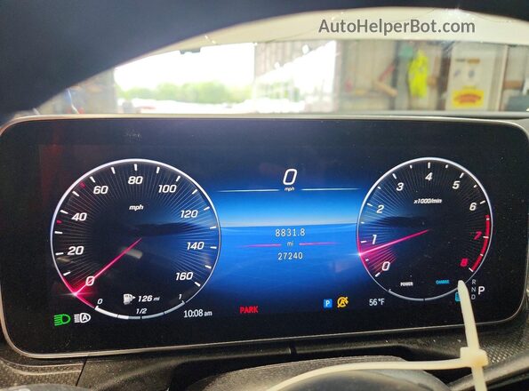W1KAF4HB4PR154206 2023 MERCEDES-BENZ C Белый Вид щитка приборов