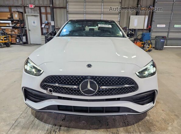 W1KAF4HB4PR154206 2023 MERCEDES-BENZ C Белый Вид спереди