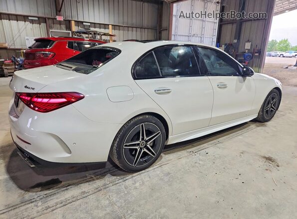 W1KAF4HB4PR154206 2023 MERCEDES-BENZ C Белый Задняя правая четверть