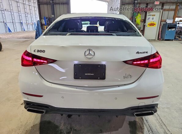 W1KAF4HB4PR154206 2023 MERCEDES-BENZ C Белый Вид сзади