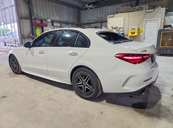 W1KAF4HB4PR154206 2023 MERCEDES-BENZ C Белый Задняя левая четверть