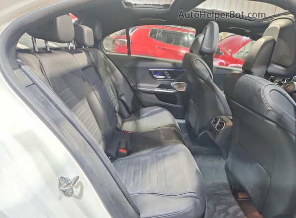 W1KAF4HB4PR154206 2023 MERCEDES-BENZ C Белый Вид задних сидений