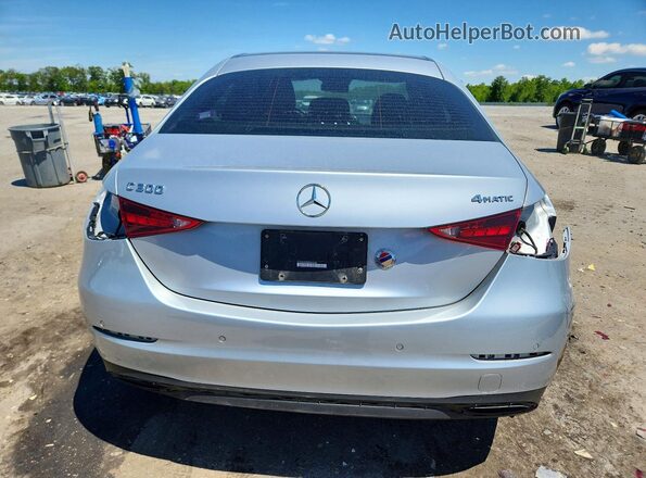 W1KAF4HB5NR020589 2022 MERCEDES-BENZ C Silver Widok z tyłu