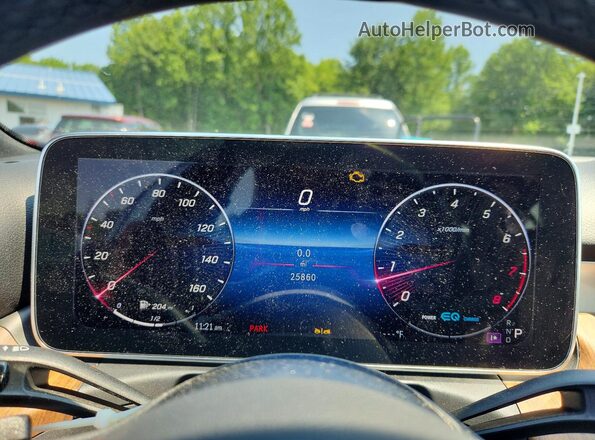 W1KAF4HB5NR040583 2022 MERCEDES-BENZ C White Սարքավորումների վահանակի տեսք