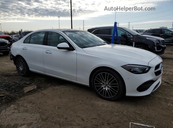 W1KAF4HB5RR212066 2024 MERCEDES-BENZ C Белый Передняя правая четверть
