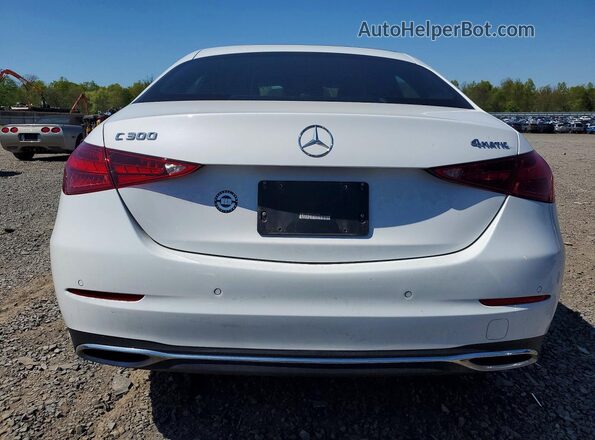 W1KAF4HB5RR214805 2024 MERCEDES-BENZ C White Вид ззаду