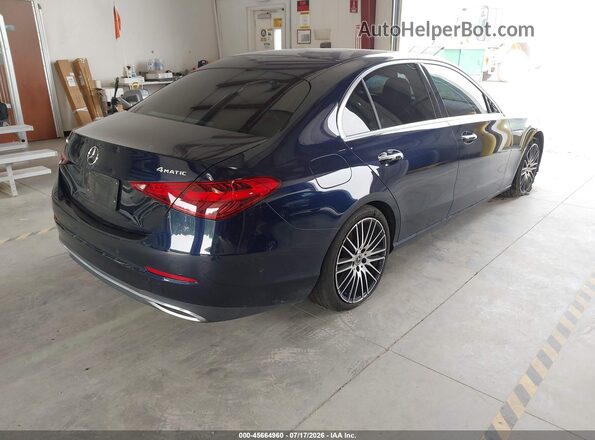 W1KAF4HB6NR013831 2022 MERCEDES-BENZ C-CLASS Blue Задня права чверть