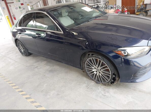 W1KAF4HB6NR013831 2022 MERCEDES-BENZ C-CLASS Blue Вид спереду