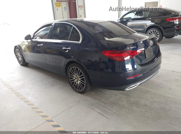 W1KAF4HB6NR013831 2022 MERCEDES-BENZ C-CLASS Blue Задня ліва чверть