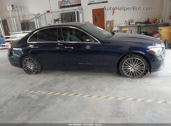 W1KAF4HB6NR013831 2022 MERCEDES-BENZ C-CLASS Blue Вид задньої частини салону