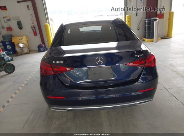 W1KAF4HB6NR013831 2022 MERCEDES-BENZ C-CLASS Blue 