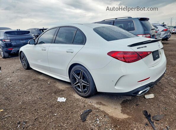 W1KAF4HB6NR015238 2022 MERCEDES-BENZ C White Задня ліва чверть