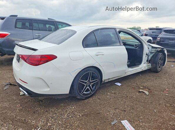 W1KAF4HB6NR015238 2022 MERCEDES-BENZ C White Задня права чверть