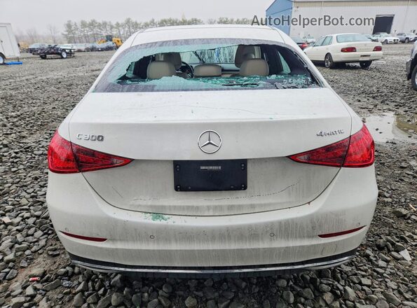 W1KAF4HB6PR141585 2023 MERCEDES-BENZ C Белый Вид сзади