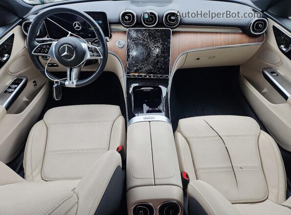 W1KAF4HB6PR141585 2023 MERCEDES-BENZ C Белый Вид панели приборов