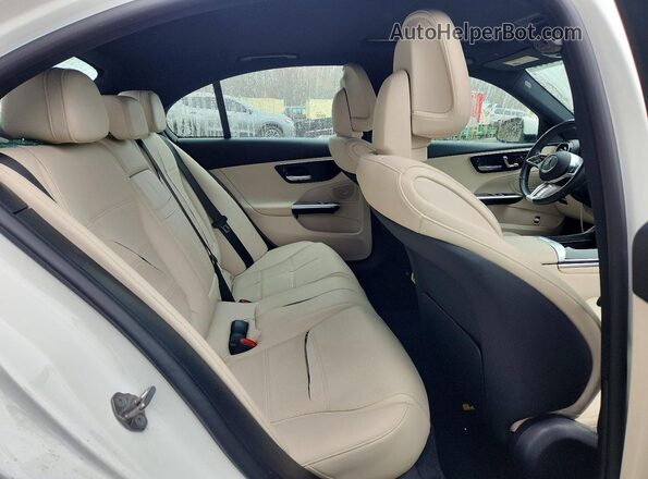 W1KAF4HB6PR141585 2023 MERCEDES-BENZ C Белый Вид задних сидений