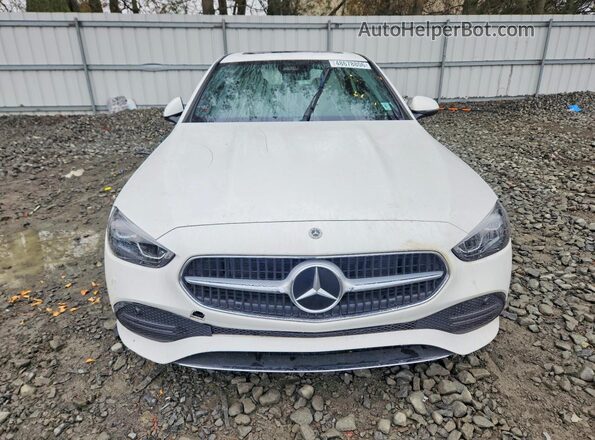 W1KAF4HB6PR141585 2023 MERCEDES-BENZ C Белый Вид спереди