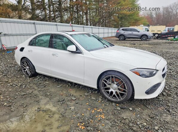 W1KAF4HB6PR141585 2023 MERCEDES-BENZ C Белый Передняя правая четверть