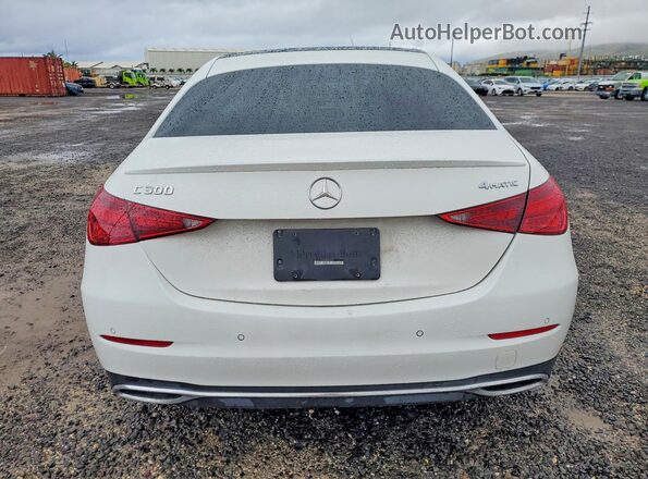 W1KAF4HB6RR166554 2024 MERCEDES-BENZ C White Rear view