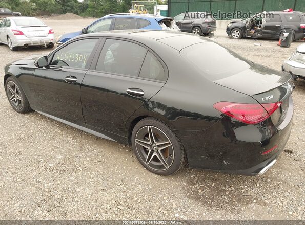 W1KAF4HB6RR174783 2024 MERCEDES-BENZ C-CLASS Черный Задняя левая четверть