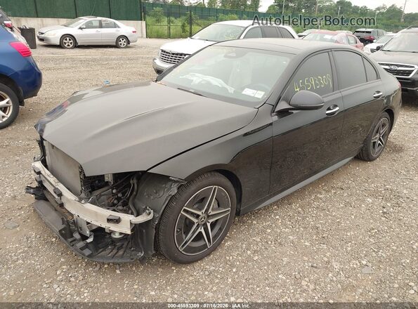 W1KAF4HB6RR174783 2024 MERCEDES-BENZ C-CLASS Черный Передняя левая четверть