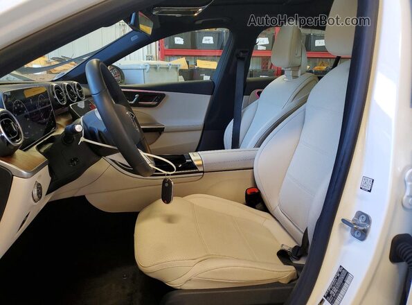 W1KAF4HB6TR313169 2026 MERCEDES-BENZ C White Front interior view