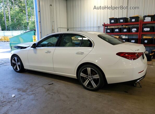 W1KAF4HB6TR313169 2026 MERCEDES-BENZ C White Rear left