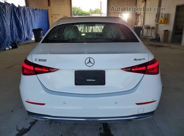 W1KAF4HB7NR015376 2022 MERCEDES-BENZ C Белый Вид сзади