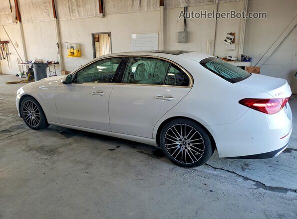 W1KAF4HB7NR015376 2022 MERCEDES-BENZ C Белый Задняя левая четверть