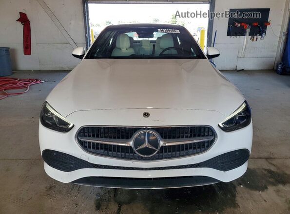 W1KAF4HB7NR015376 2022 MERCEDES-BENZ C Белый Вид спереди