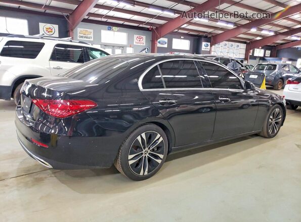W1KAF4HB7NR046630 2022 MERCEDES-BENZ C Черный Задняя правая четверть