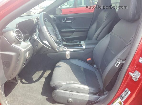 W1KAF4HB7RR217530 2024 MERCEDES-BENZ C Red Սալոնի դիմացի տեսք