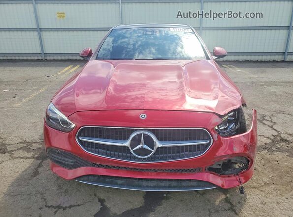 W1KAF4HB7RR217530 2024 MERCEDES-BENZ C Red Դիմացի տեսք