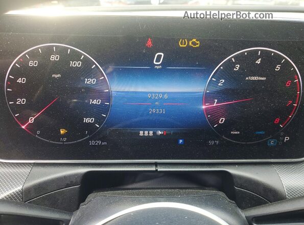 W1KAF4HB7RR217530 2024 MERCEDES-BENZ C Red Սարքավորումների վահանակի տեսք