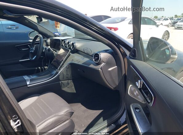 W1KAF4HB7RR228138 2024 MERCEDES-BENZ C-CLASS Black Widok wnętrza z przodu