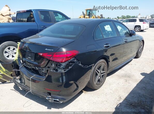 W1KAF4HB7RR228138 2024 MERCEDES-BENZ C-CLASS Black Tył prawy