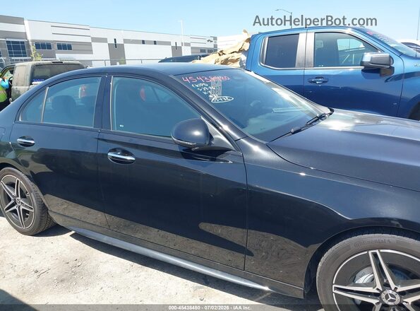 W1KAF4HB7RR228138 2024 MERCEDES-BENZ C-CLASS Black Widok wnętrza z tyłu