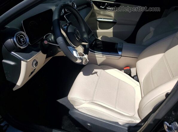 W1KAF4HB7SR265521 2025 MERCEDES-BENZ C Black Widok wnętrza z przodu