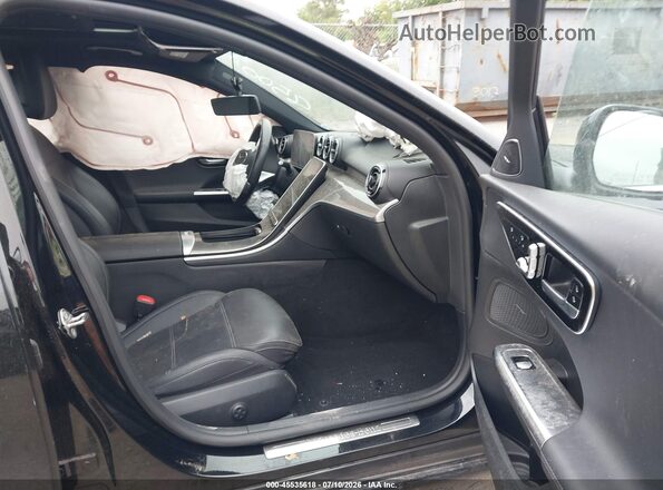 W1KAF4HB8NR018500 2022 MERCEDES-BENZ C-CLASS Black Вид салону спереду