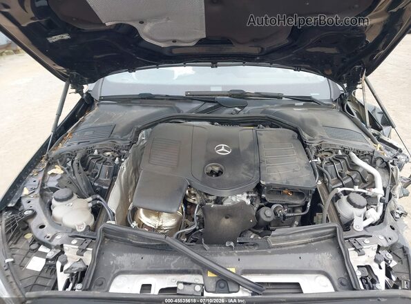 W1KAF4HB8NR018500 2022 MERCEDES-BENZ C-CLASS Black Вид ззаду