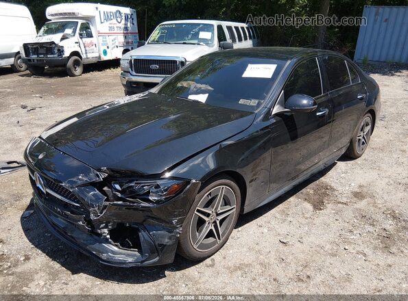W1KAF4HB8RR163509 2024 MERCEDES-BENZ C-CLASS Black Vista tres cuartos delantera izquierda