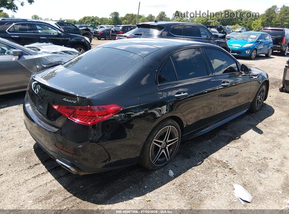 W1KAF4HB8RR163509 2024 MERCEDES-BENZ C-CLASS Black Trasero derecho