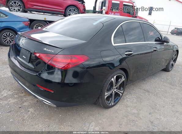 W1KAF4HB8RR188233 2024 MERCEDES-BENZ C-CLASS Black Հետևի աջ